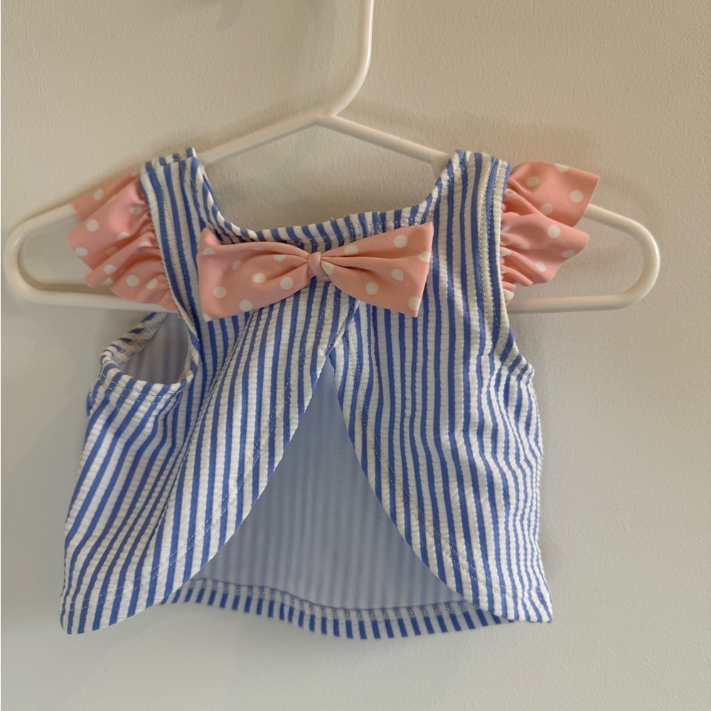 Ruffle Butts 6-12 months girls two piece swim